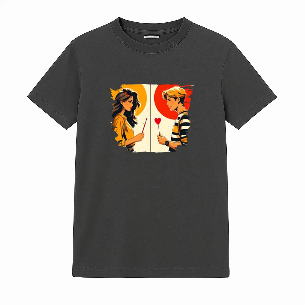 Angel Cheerful Bold T-Shirt