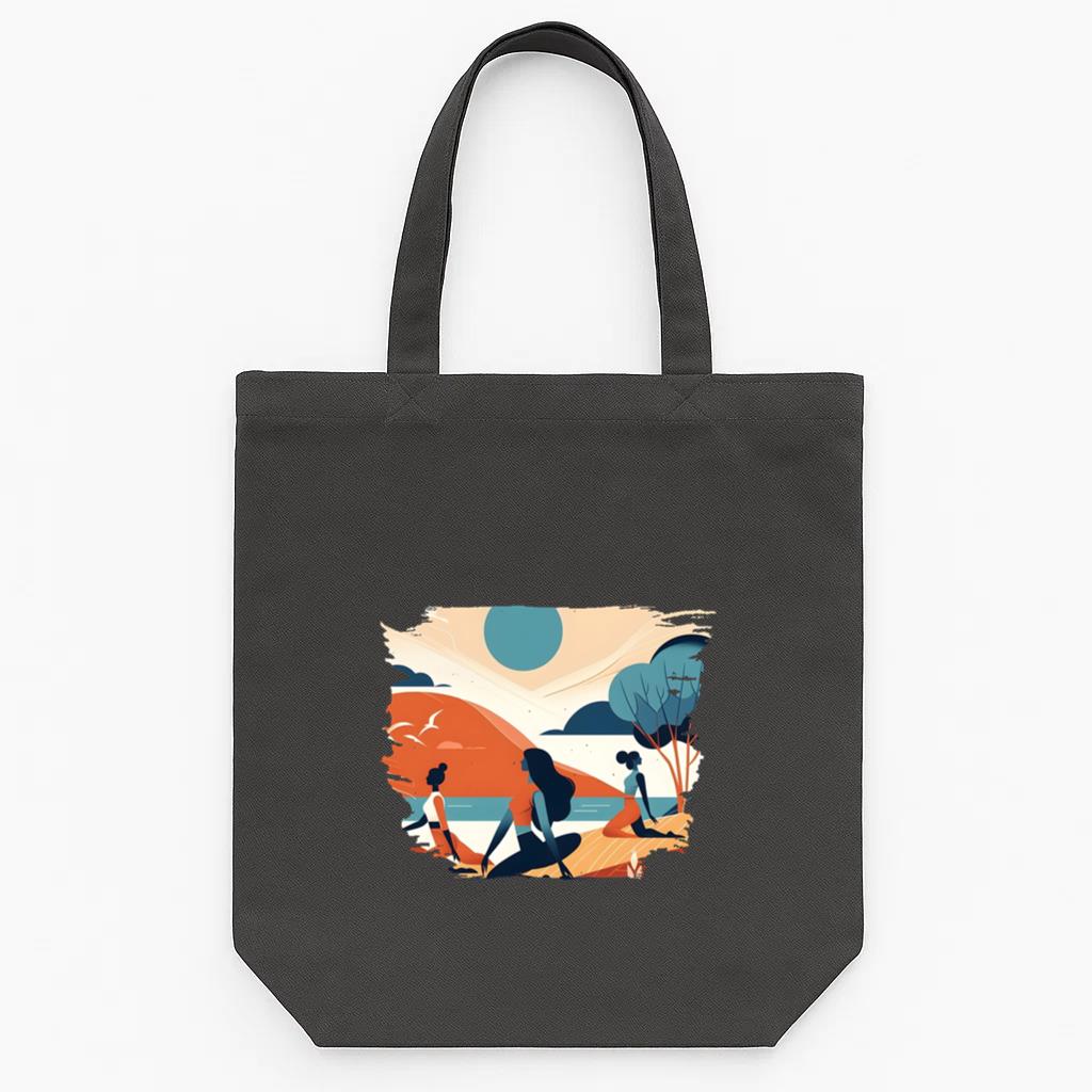 Angel Happy Modern Tote Canvas Bag
