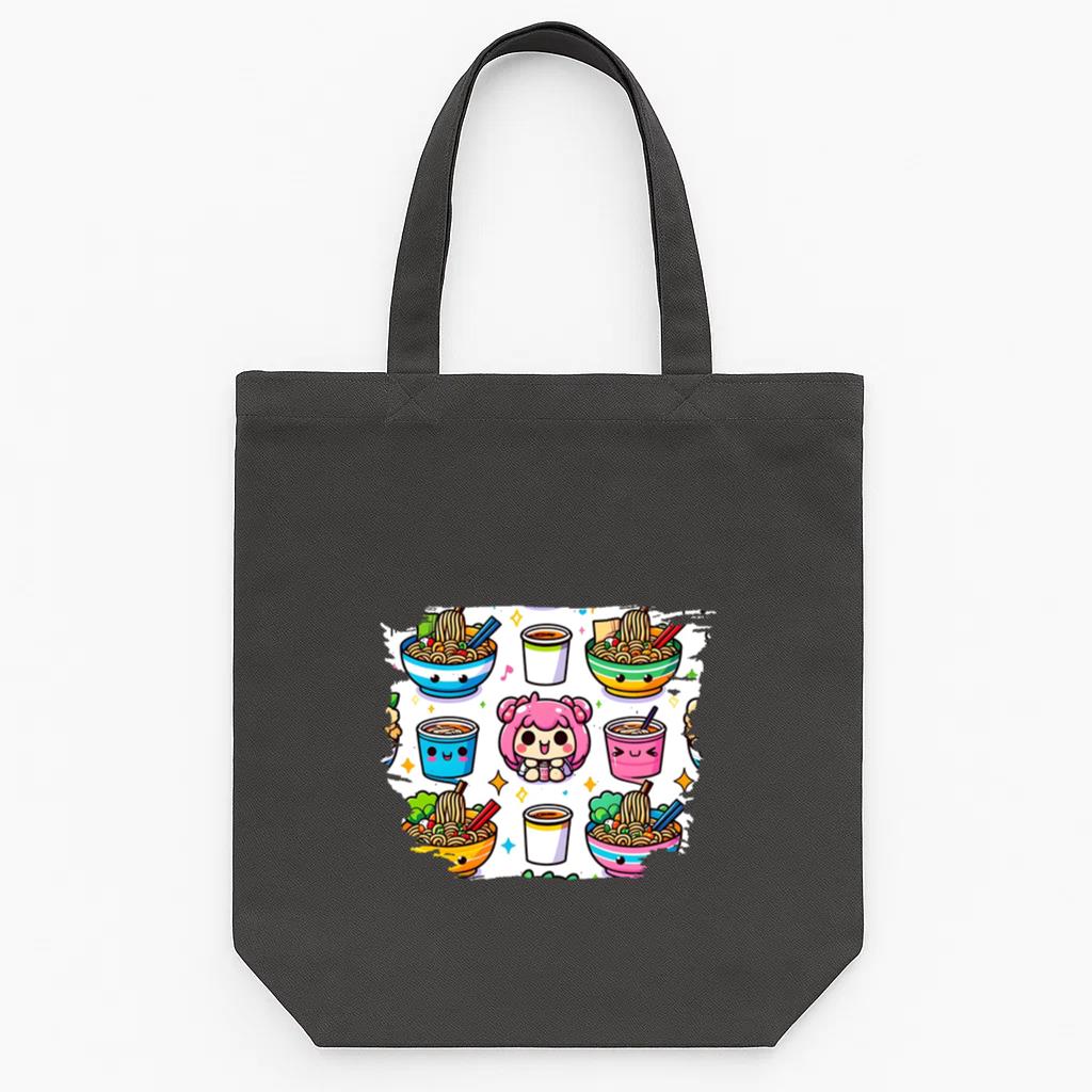 Angel Happy Smooth Tote Canvas Bag