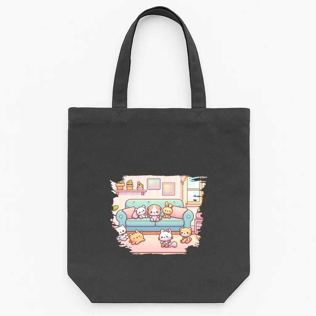 Character Joyful Elegant Tote Canvas Bag