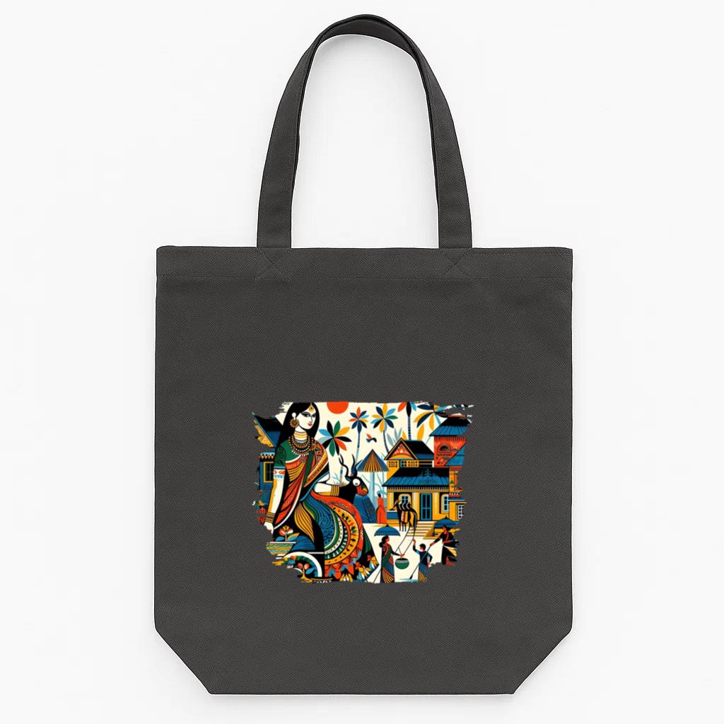 Charm Cheerful Smooth Tote Canvas Bag