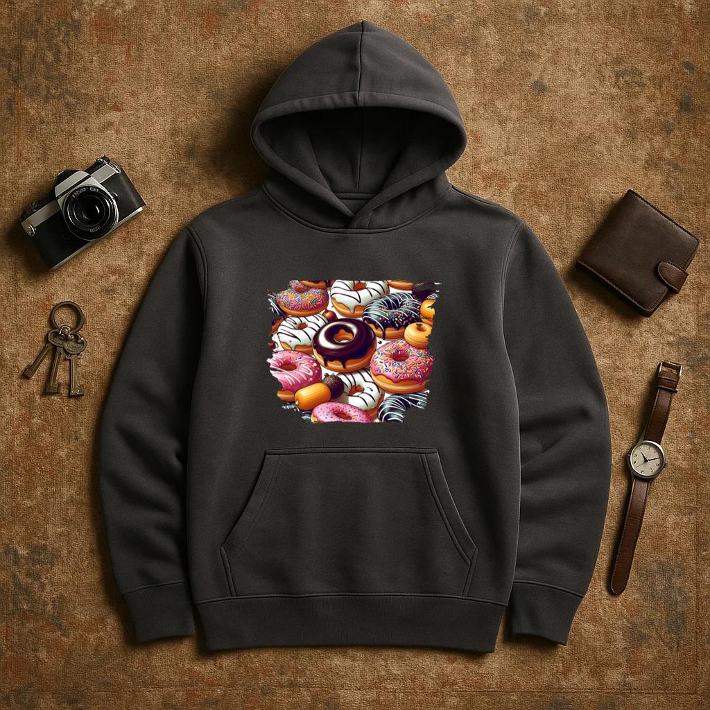 Figure Smooth Abstract Hoodie