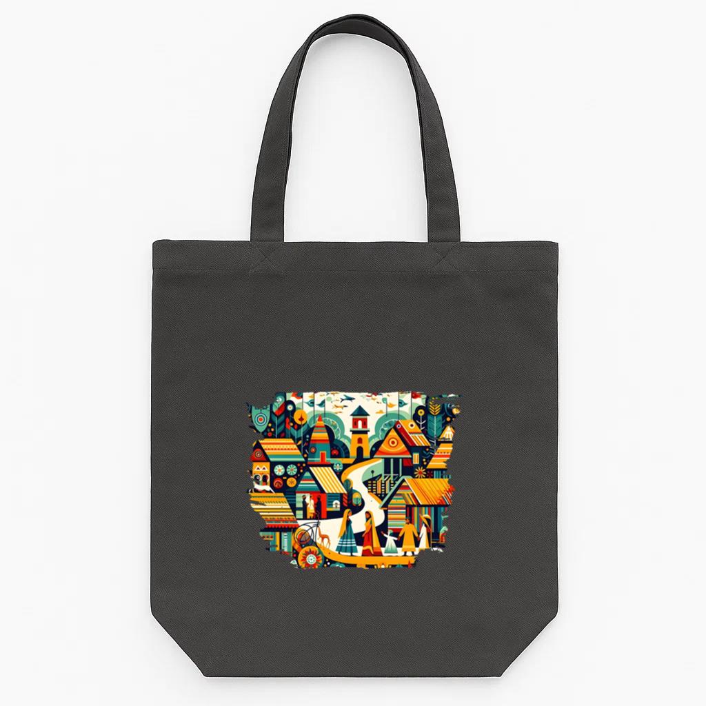 Flower Calm Creative Tote Canvas Bag